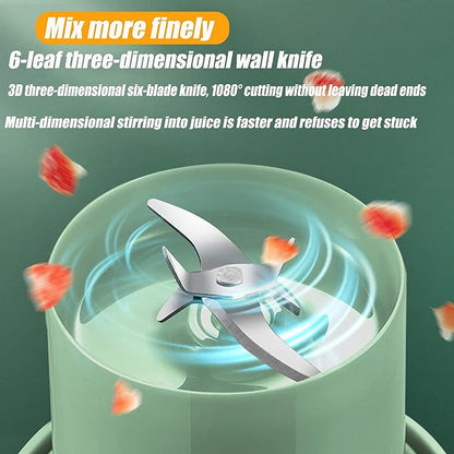 Mason Portable Mini Juicer Blender With Straw Cup