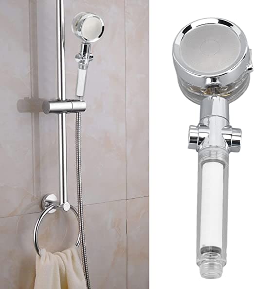 Propeller Shower Head, Bathroom Turbo Fan Shower, Adjustable Handheld Shower Head, 360°Turbo Fan Shower With Filters, Vortex Shower Head, Hydro Jet Shower Head, Fan Shower Head, Propeller Driven Handheld Shower Head with Filter
